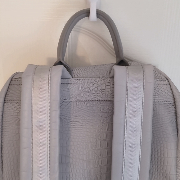 Ted Baker Rahri Reflective Croc Embossed Leather Backpack NWT - Picture 14 of 16